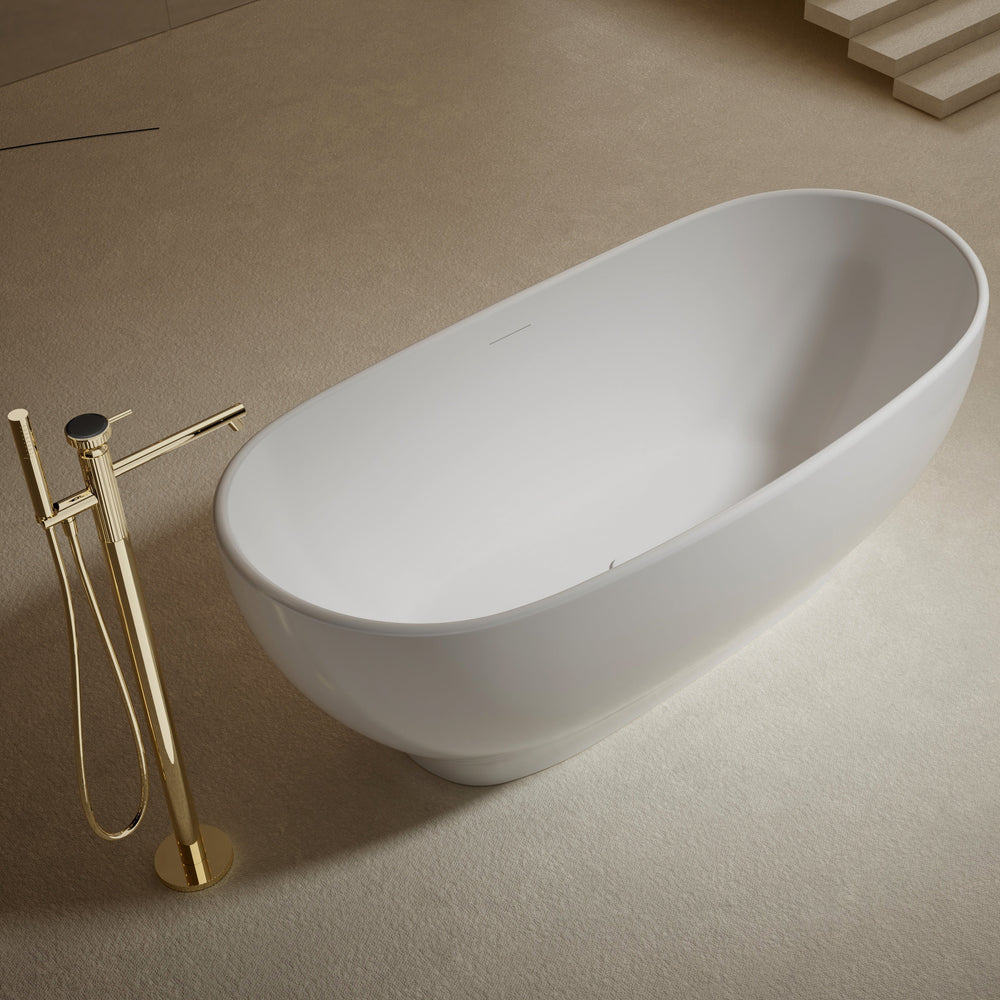 MonBlari Acrylic Freestanding Bathtub TW-7573-GW-FrontView