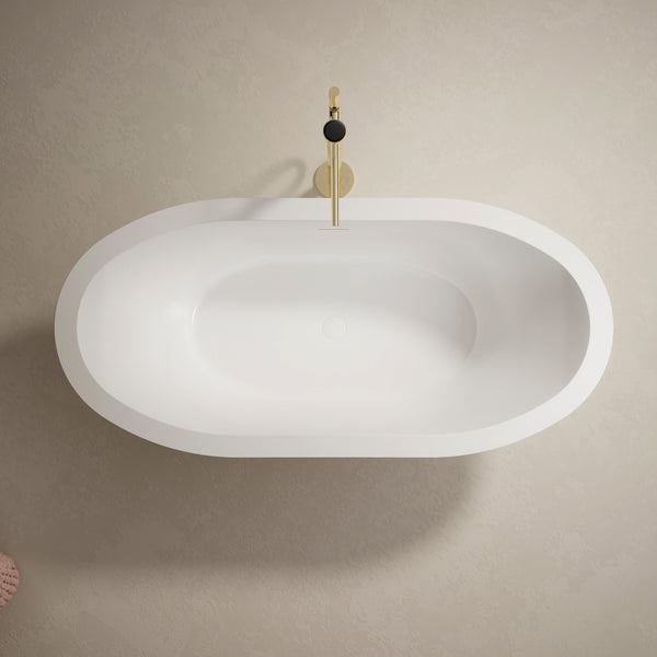 MonBlari Acrylic Freestanding Bathtub TW-7588-GW-TopView