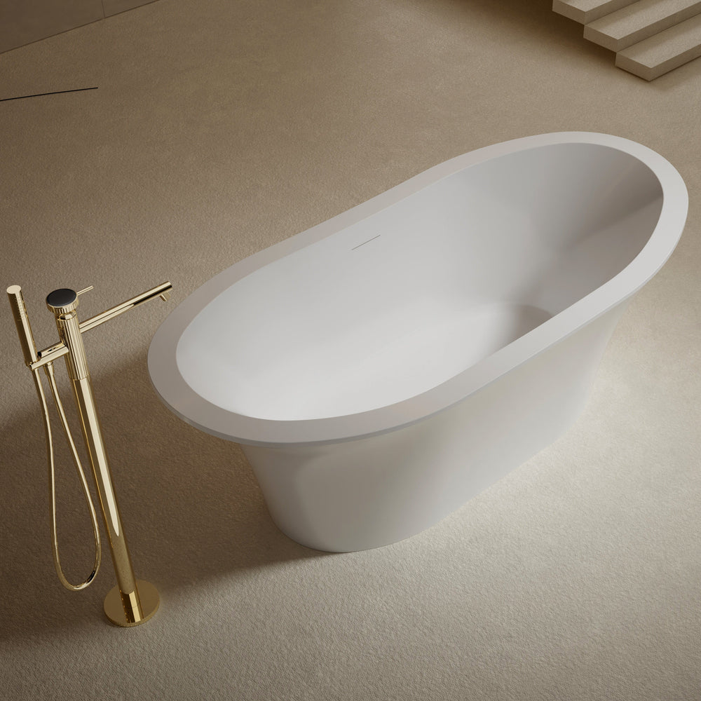 MonBlari Acrylic Freestanding Bathtub TW-7588-GW-FrontView