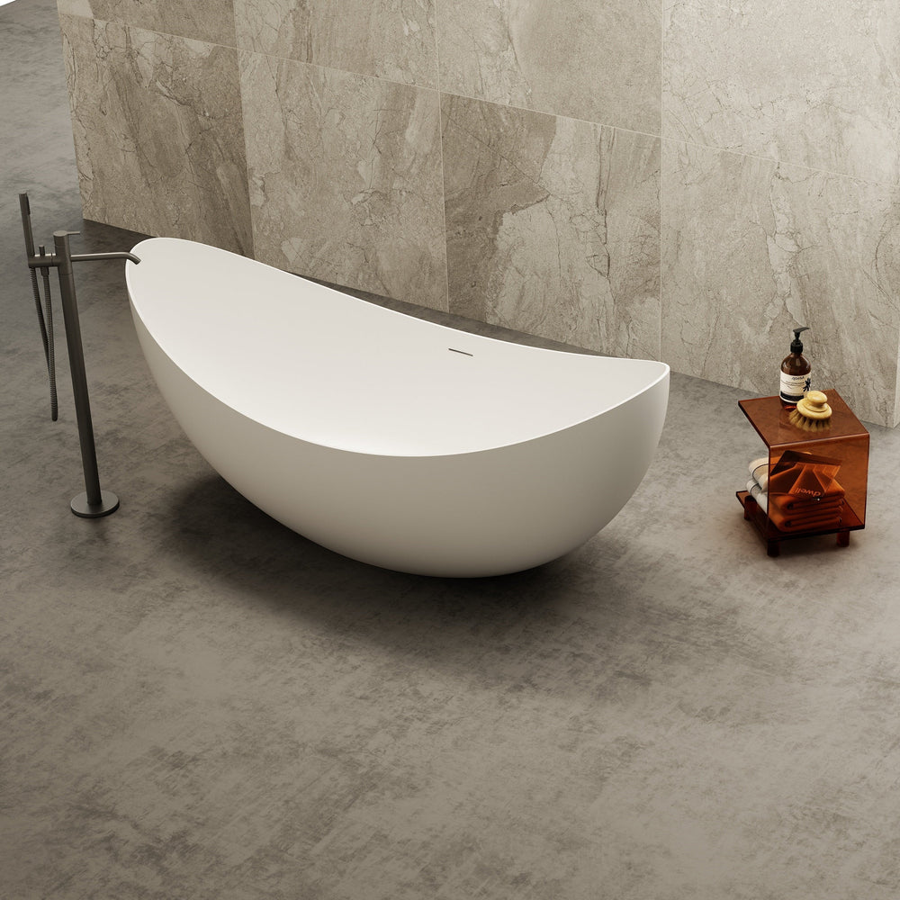 MonBlari Acrylic Freestanding Bathtub TW-7618-GW-FrontView