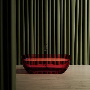 MonBlari Resin Freestanding Bathtub TW-8501-TR-FrontView