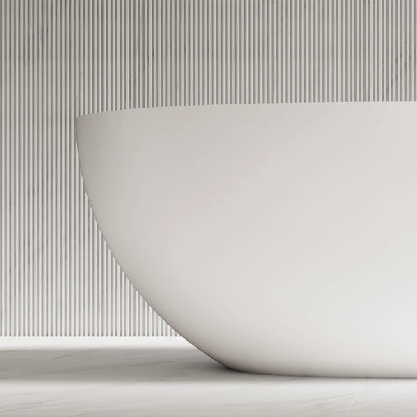 71 Inch MonBlari Solid Surface Freestanding Bathtub TW-8507-MW TW8507MW-CloseUp