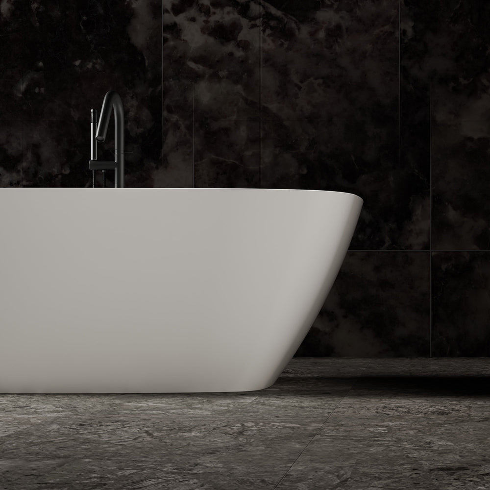 67 Inch MonBlari Solid Surface Freestanding Bathtub TW-8508-MW TW8508MW-FrontView