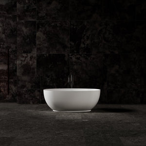 71 Inch MonBlari Solid Surface Freestanding Bathtub TW-8607-MW TW8607MW-FrontView