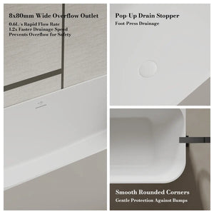 MonBlari TW-8611L White Solid Surface Corner Bathtub 1700mm