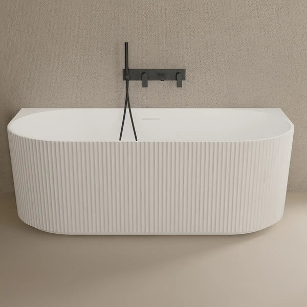 MonBlari TW-8686 Solid Surface Back-to-Wall Bathtub 1700mm