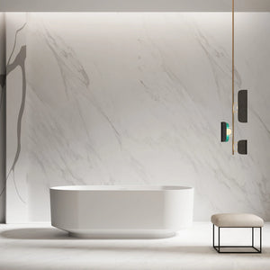 MonBlari TW-8701 Solid Surface Freestanding Bathtub 1700mm