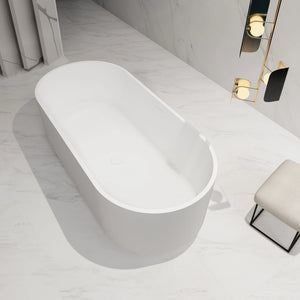 MonBlari TW-8701 Solid Surface Freestanding Bathtub 1700mm
