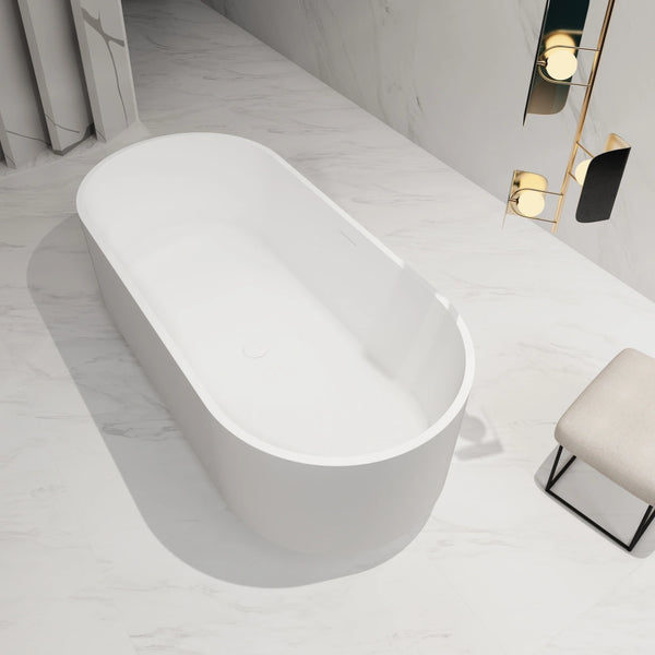MonBlari TW-8701 Solid Surface Freestanding Bathtub 1700mm