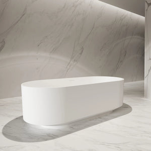 MonBlari TW-8701 Solid Surface Freestanding Bathtub 1700mm