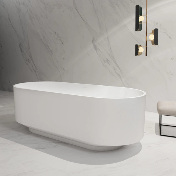 MonBlari TW-8701 Solid Surface Freestanding Bathtub 1700mm