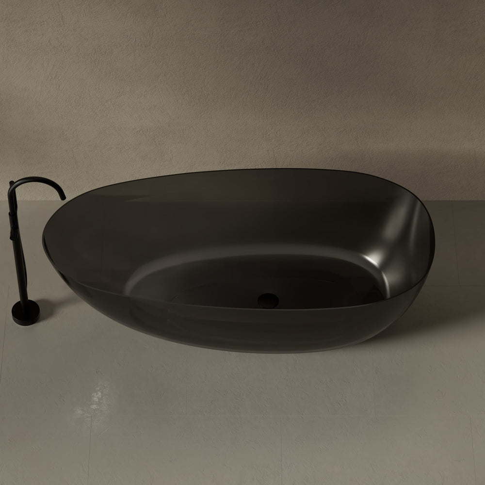 59.1 Inch MonBlari Resin Freestanding Bathtub XA-8866T-FrontView