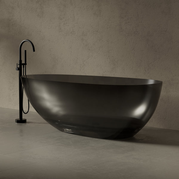 59.1 Inch MonBlari Resin Freestanding Bathtub XA-8866T-SideView