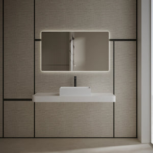 MonBlari TW-A113 Solid Surface Vessel Bowl Sink Bathroom Sink 450mm - 600mm