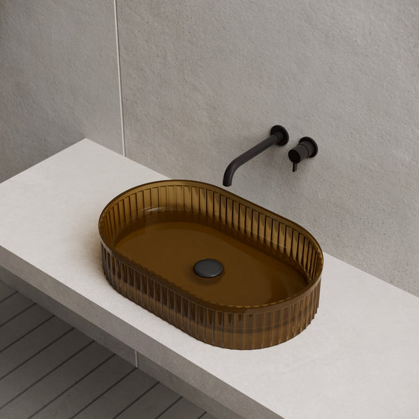 21.7 Inch MonBlari Resin Vessel Bowl Sink Bathroom Sink TW-A8121T-CT22-RightTop