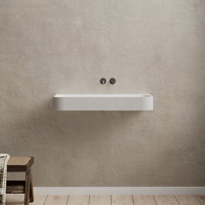 47 Inch MonBlari Solid Surface Vessel Bowl Sink Bathroom Sink-TW-G261-FrontView