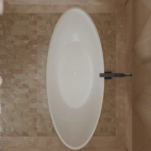 MonBlari XA-118 White Acrylic Single Slipper Bathtub 1835mm