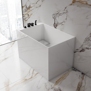 52.8 MonBlari Acrylic Freestanding Bathtub XA-156-SideTop