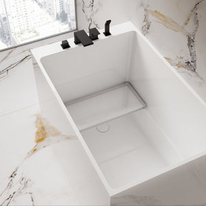 52.8 MonBlari Acrylic Freestanding Bathtub XA-156-TopView