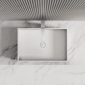 MonBlari XA-A32A Solid Surface Vessel Bowl Sink Bathroom Sink