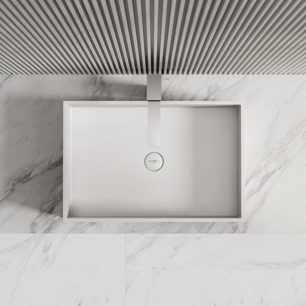 MonBlari XA-A32A Solid Surface Vessel Bowl Sink Bathroom Sink