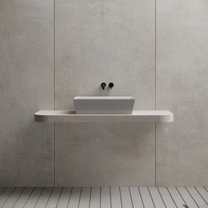 MonBlari XA-A33D Modern Rectangular Solid Surface Wash Sink 600mm
