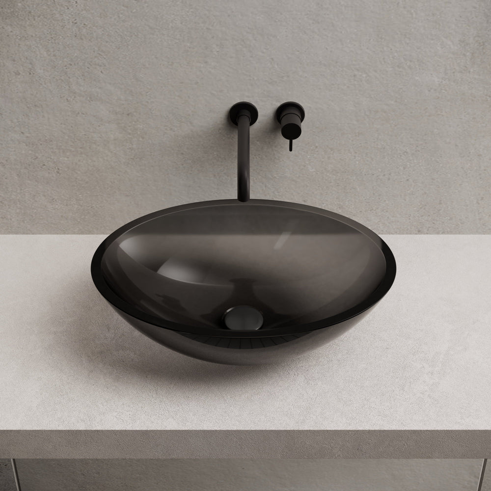 19.7 Inch MonBlari Resin Vessel Bowl Sink Bathroom Sink XA-A62T-FrontView