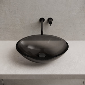 19.7 Inch MonBlari Resin Vessel Bowl Sink Bathroom Sink XA-A62T-FrontTop