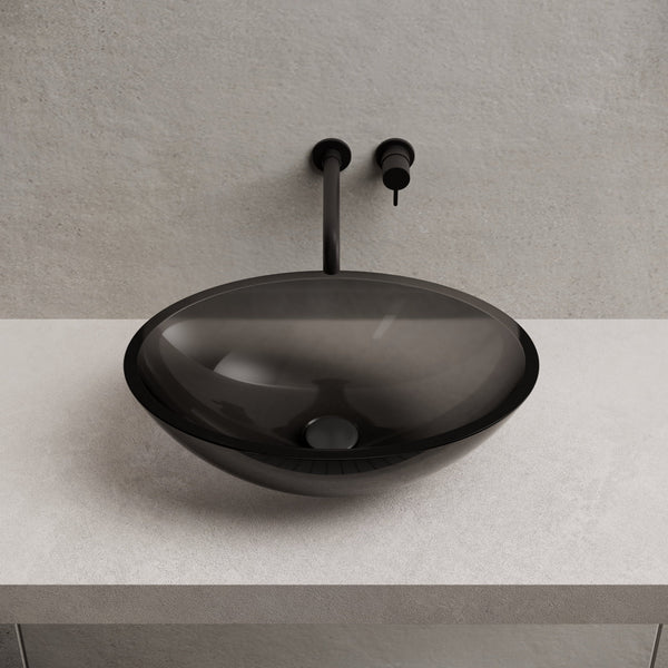 19.7 Inch MonBlari Resin Vessel Bowl Sink Bathroom Sink XA-A62T-FrontTop