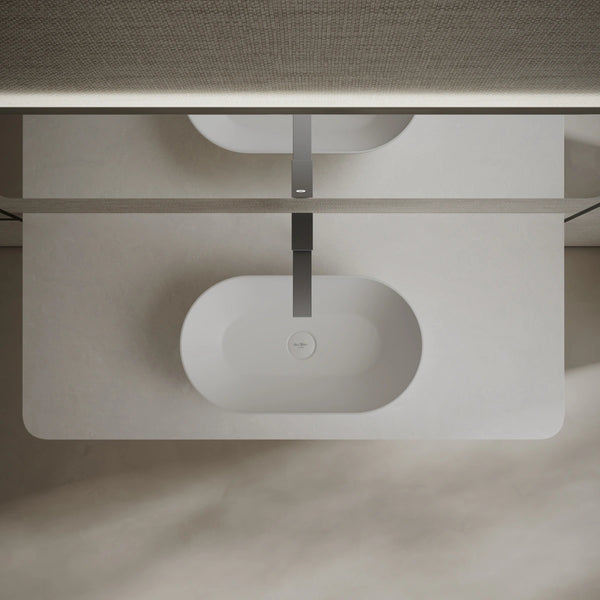 MonBlari XA-A78 Solid Surface Vessel Bowl Sink Bathroom Sink 560mm