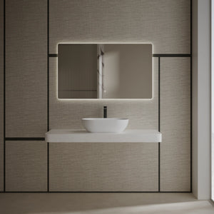 MonBlari XA-A78 Solid Surface Vessel Bowl Sink Bathroom Sink 560mm