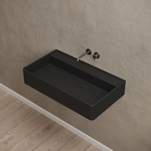 MonBlari XA-G10B Solid Surface Wall Mount Sink Bathroom Sink 600mm - 800mm