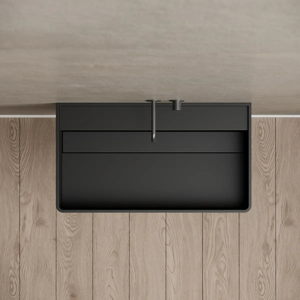 MonBlari XA-G10B Solid Surface Wall Mount Sink Bathroom Sink 600mm - 800mm