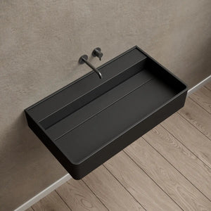 MonBlari XA-G10B Solid Surface Wall Mount Sink Bathroom Sink 600mm - 800mm