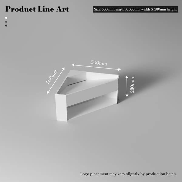 MonBlari XA-G70 Solid Surface Wall Mount Sink 500mm