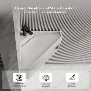 MonBlari XA-G70 Solid Surface Wall Mount Sink 500mm