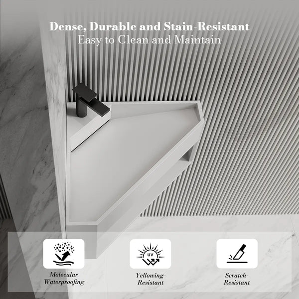 MonBlari XA-G70 Solid Surface Wall Mount Sink 500mm