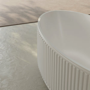 MonBlari Solid Surface Freestanding Bathtub XR-7007-MW-CloseUp