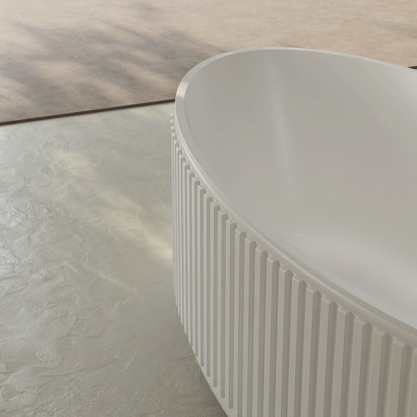 MonBlari Solid Surface Freestanding Bathtub XR-7007-MW-CloseUp