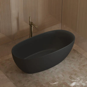 MonBlari XY-1007 Black Acrylic Freestanding Bathtub 1500mm - 1700mm