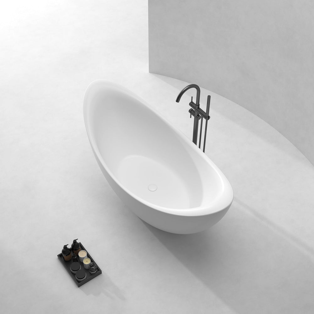71 Inch MonBlari Acrylic Freestanding BathtubXY1008GW-FrontView