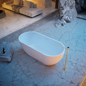 MonBlari Acrylic Freestanding Bathtub XY-5001-GW-SideTop