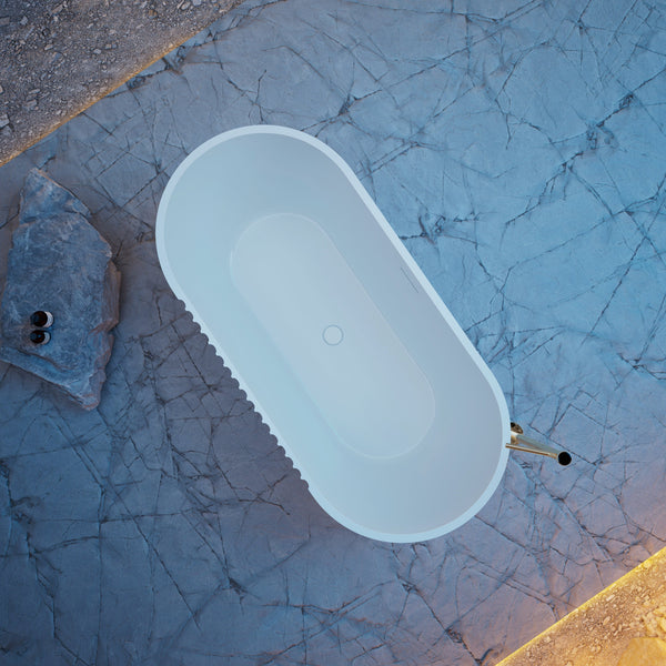 MonBlari Acrylic Freestanding Bathtub XY-5001-GW-TopView