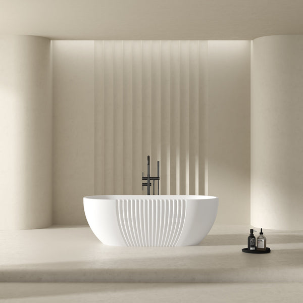 MonBlari Acrylic Freestanding Bathtub XY-5001-GW-FrontView