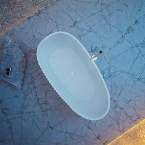 MonBlari Acrylic Freestanding Bathtub XY-5005-GW-TopView