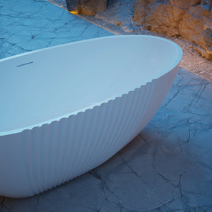 MonBlari Acrylic Freestanding Bathtub XY-5005-GW-SideTop