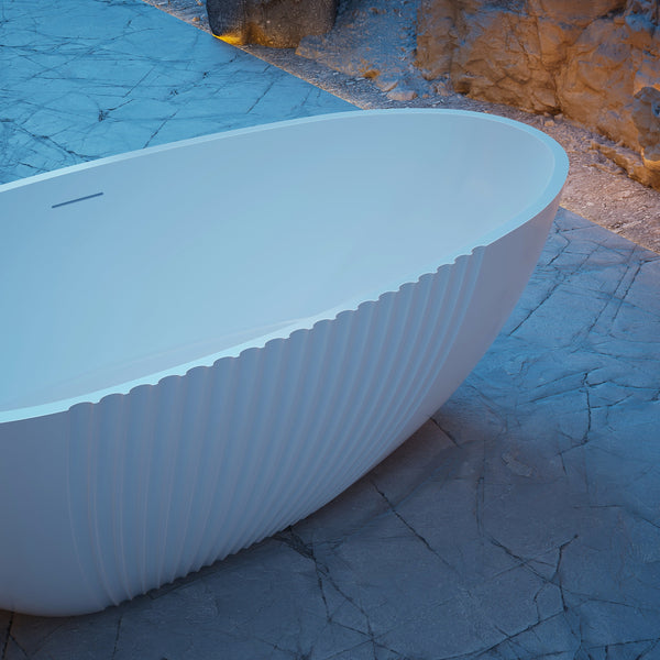 MonBlari Acrylic Freestanding Bathtub XY-5005-GW-SideTop
