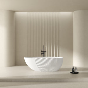 MonBlari Acrylic Freestanding Bathtub XY-5005-GW-FrontView