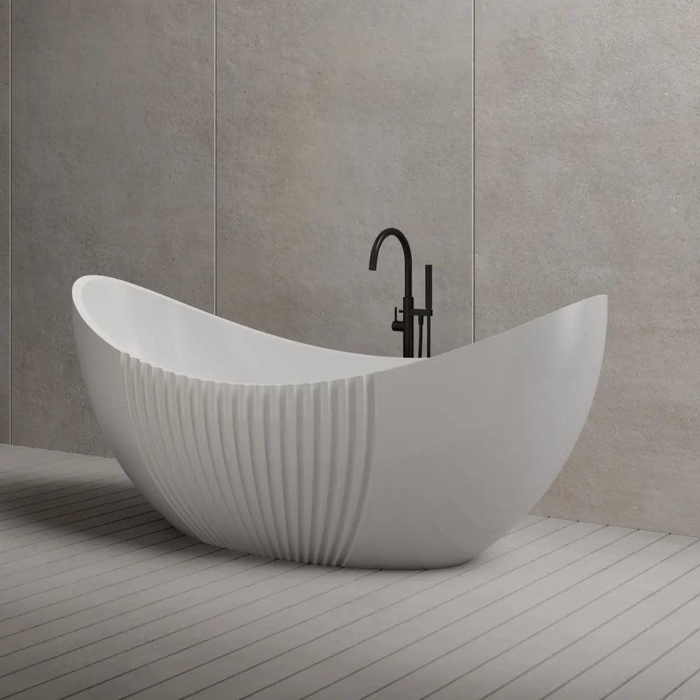 MonBlari XY-5008 Acrylic Double Slipper Freestanding Bathtub 1800mm