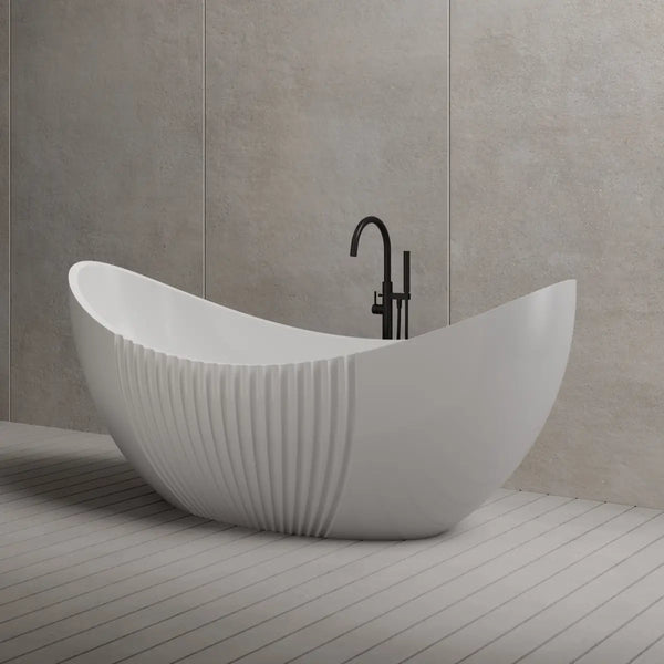 MonBlari XY-5008 Acrylic Double Slipper Freestanding Bathtub 1800mm